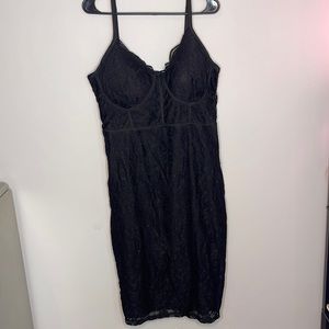 Sexy black date night dress